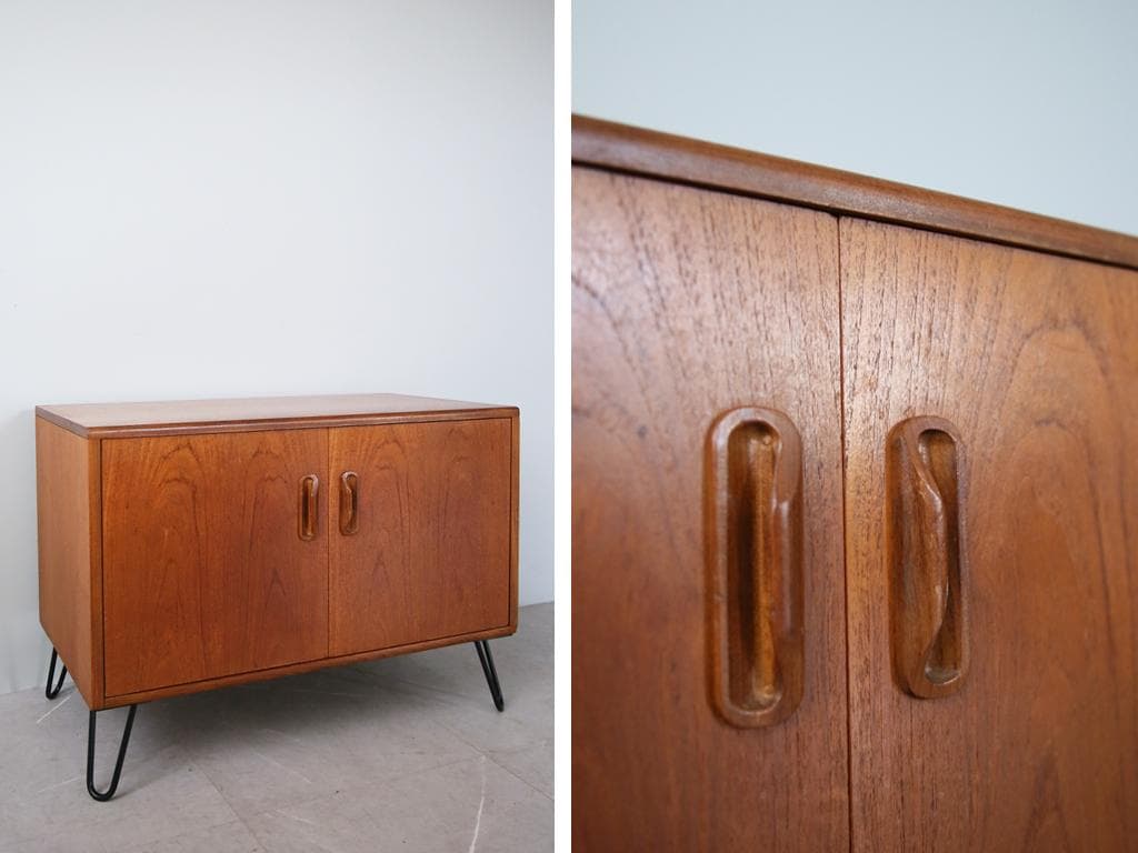 英国アンティークG-planジープラン製カップボード/キャビネット(89-294