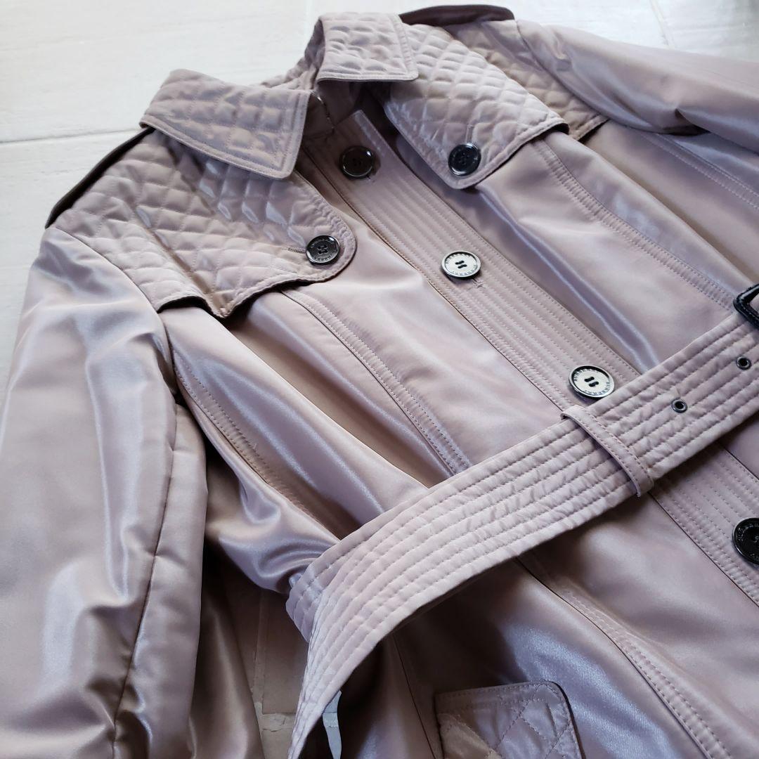 ★極美品★　BURBERRY　LONDON　キルティング　トレンチコート　44号