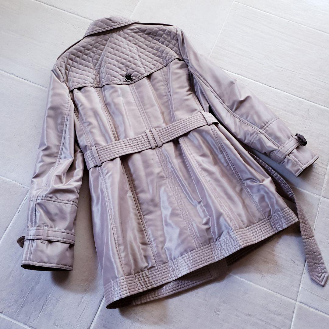 ★極美品★　BURBERRY　LONDON　キルティング　トレンチコート　44号