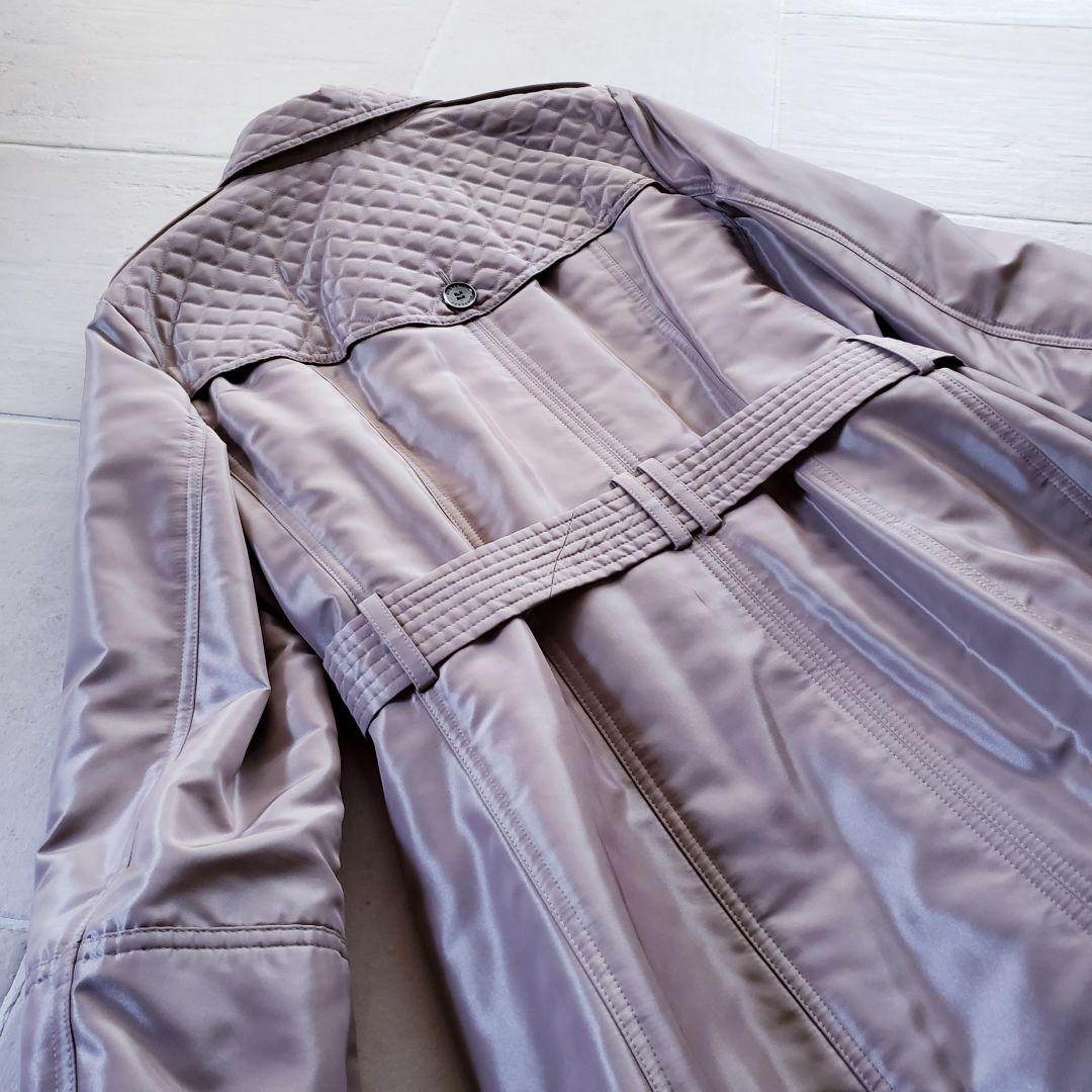 ★極美品★　BURBERRY　LONDON　キルティング　トレンチコート　44号