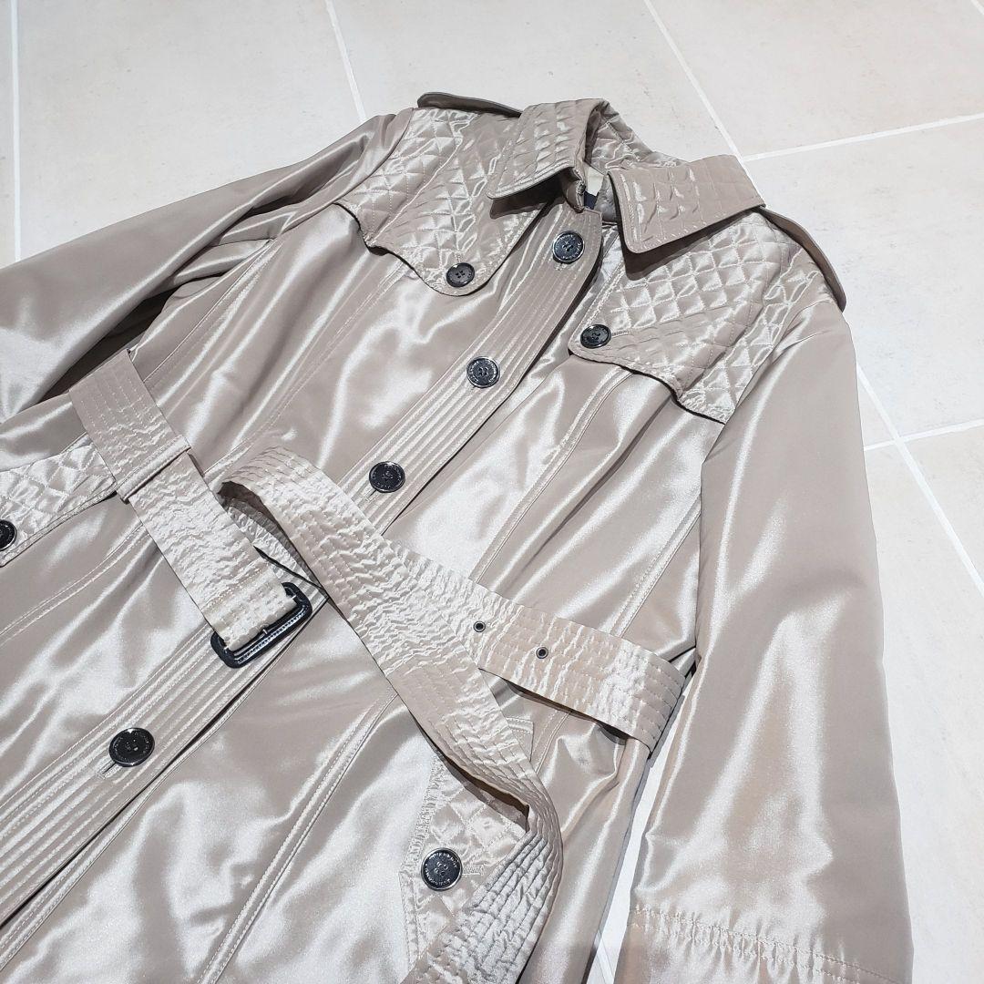 ★極美品★　BURBERRY　LONDON　キルティング　トレンチコート　44号