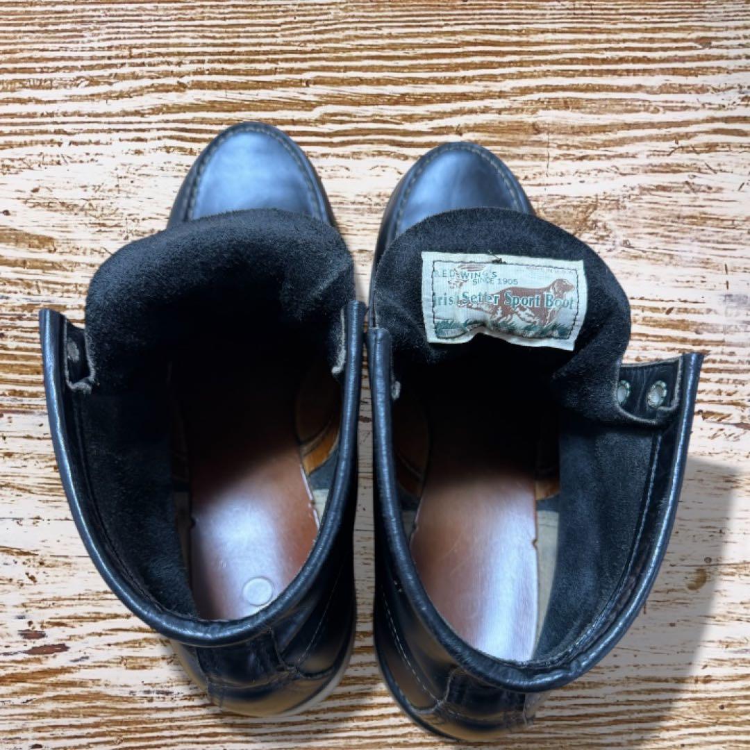 RED WING 8179 アイリッシュセッター 黒 US9.5E(27.5㎝)