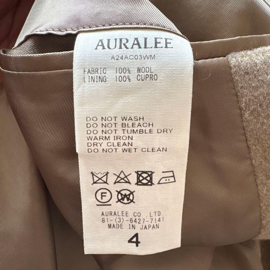 未使用AURALEE 24AW CHESTERFIELD COAT size 4