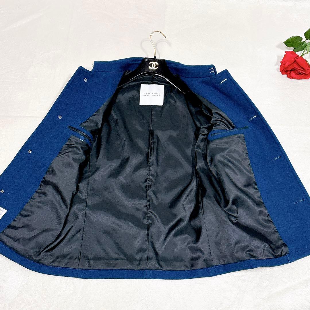 新品同様✨　マッキントッシュ　フィロソフィー　ピーコート　40 ライトブルー