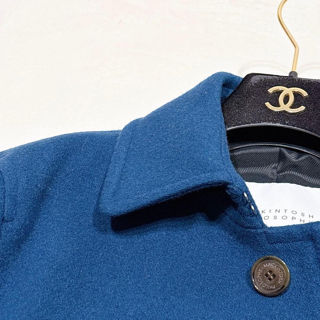 新品同様✨　マッキントッシュ　フィロソフィー　ピーコート　40 ライトブルー