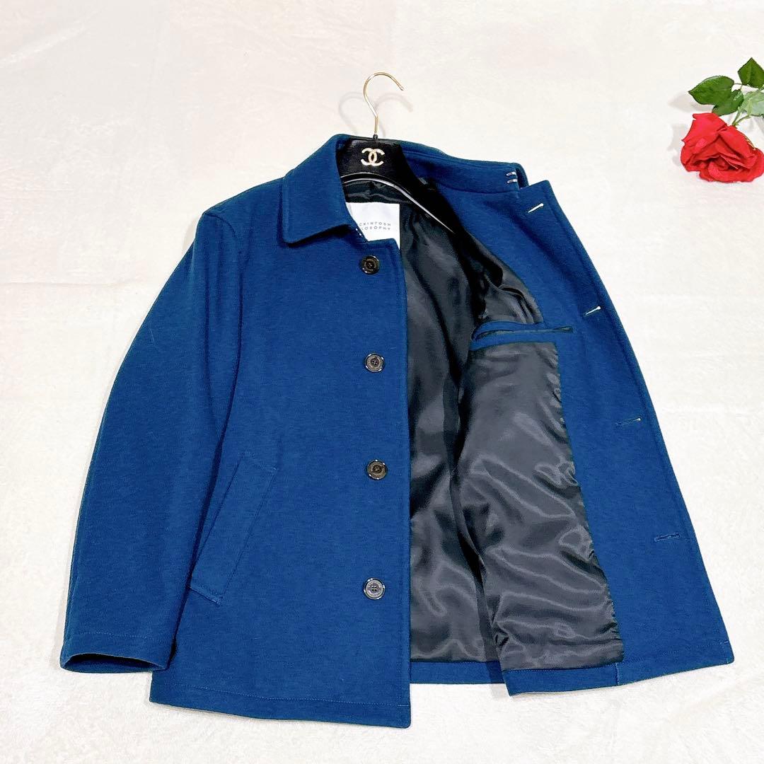 新品同様✨　マッキントッシュ　フィロソフィー　ピーコート　40 ライトブルー