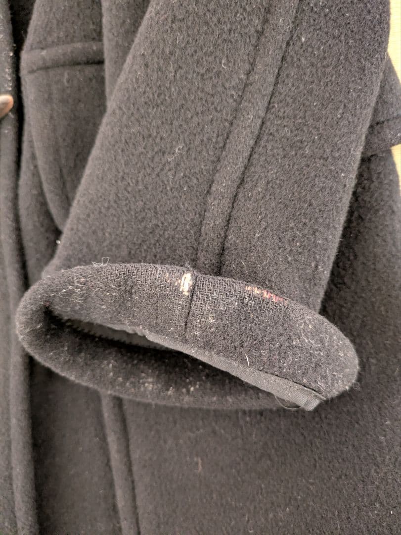 バーバリープローサム　ダッフルコート　イングランド製ビンテージ　黒サイズL