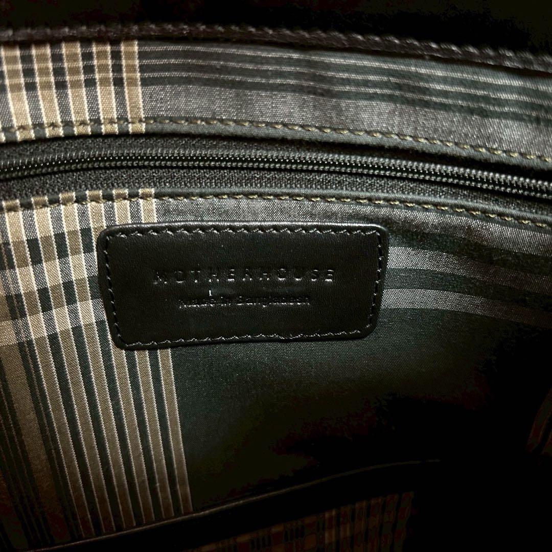 未使用級✨マザーハウス　アンティークスクエア　リュックサック　ブラック