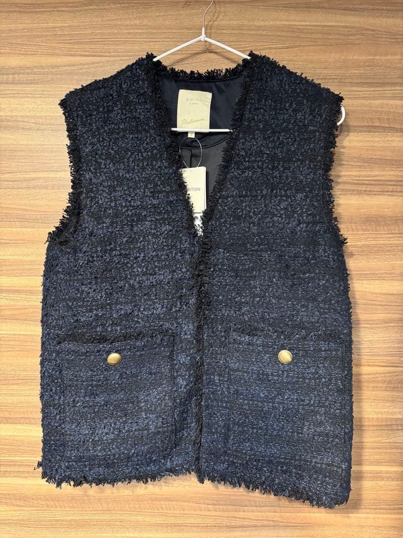 新品！BEAMS★B:MING ツイードジャケット＆ベストのセット卒業式★入学式