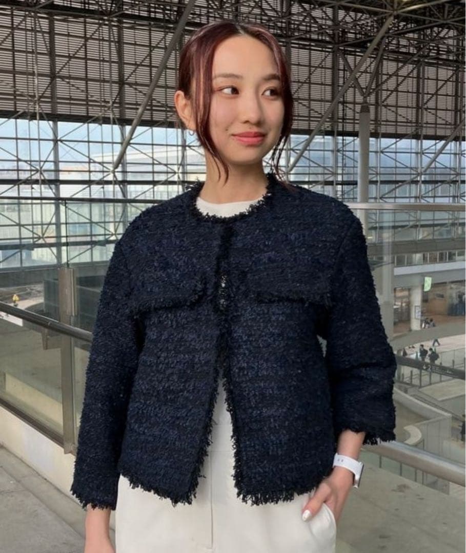 新品！BEAMS★B:MING ツイードジャケット＆ベストのセット卒業式★入学式