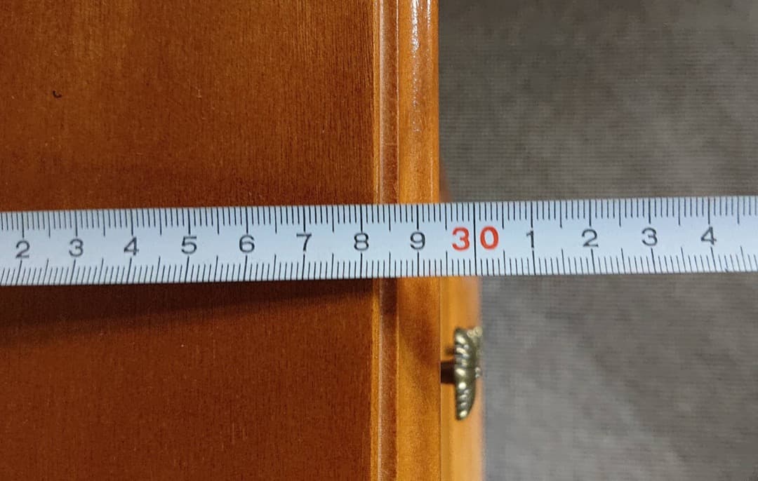 イタリア製 チェスト 5段 丸脚 象嵌 引き出し 棚 タンス アンティーク調