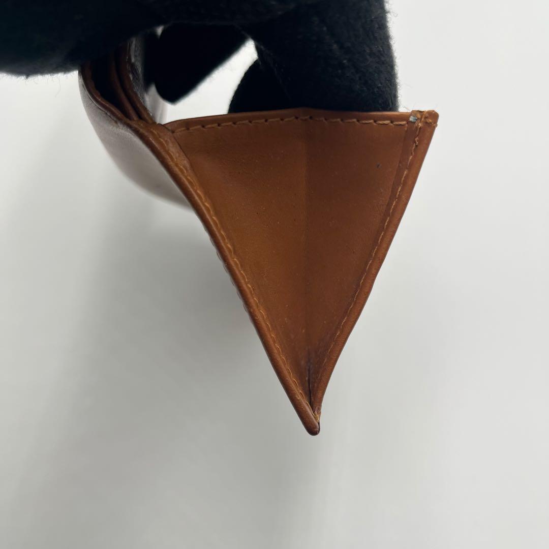 希少 Whitehouse Cox 三つ折り財布 ブラウン ブライドルレザー