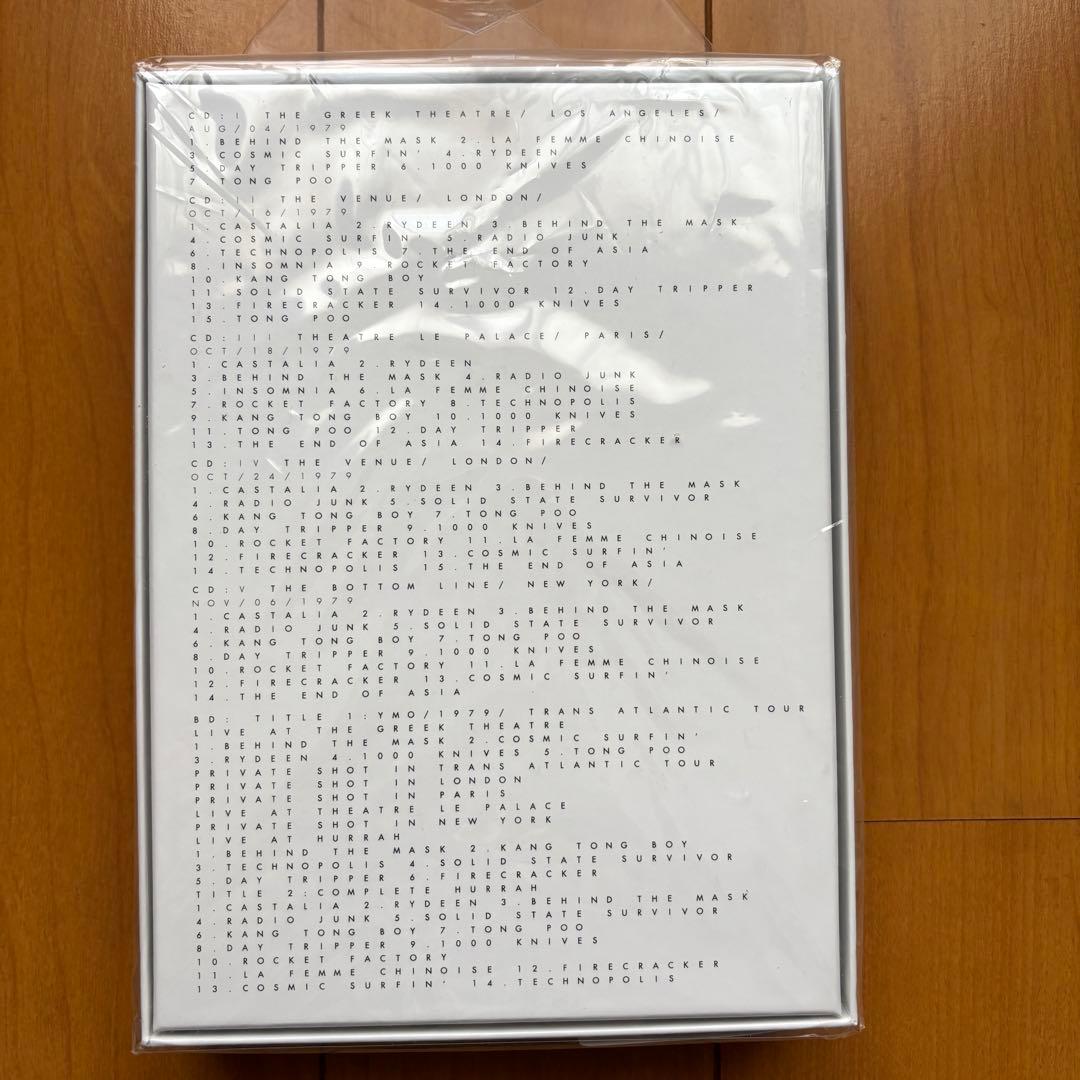 【ほぼ新品】YMO 1979 Trans Atlantic Tour 【限定版】