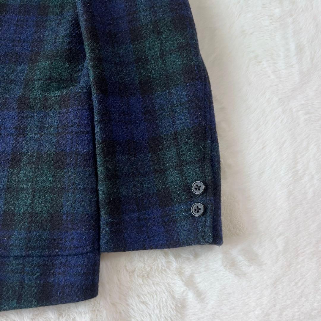ビームスプラス　ブラックウォッチ　ツイードジャケット　Mサイズ