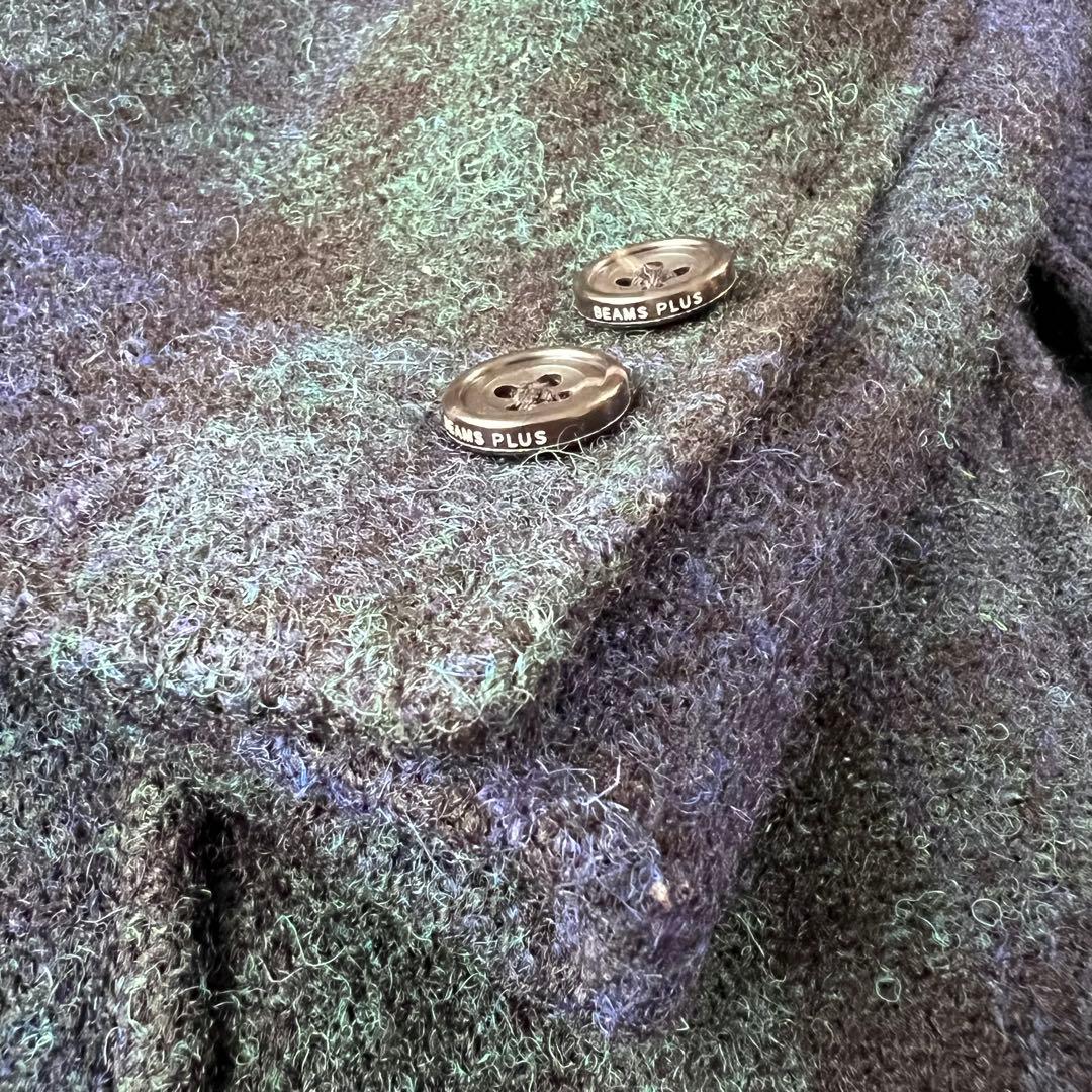 ビームスプラス　ブラックウォッチ　ツイードジャケット　Mサイズ