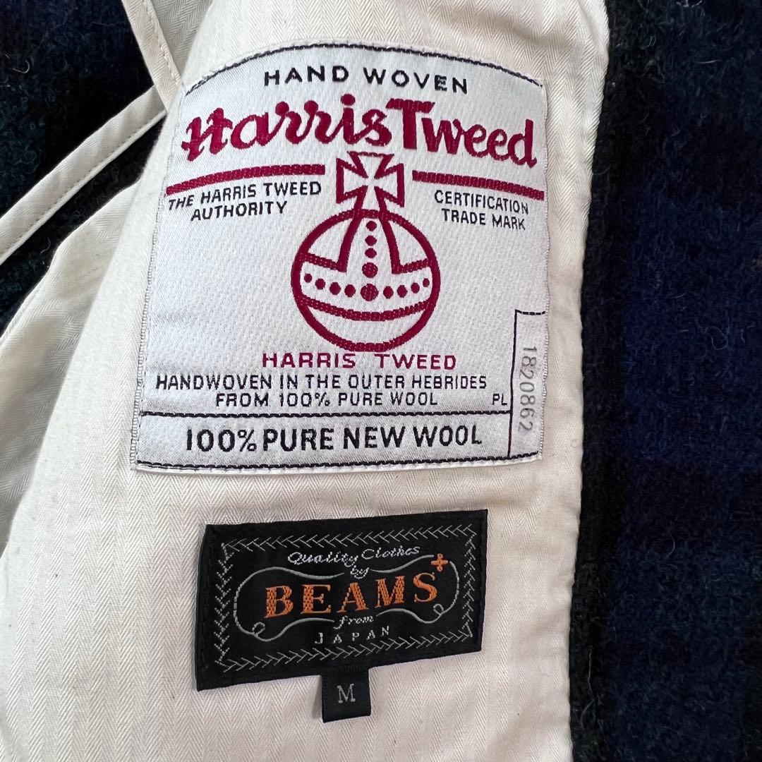 ビームスプラス　ブラックウォッチ　ツイードジャケット　Mサイズ