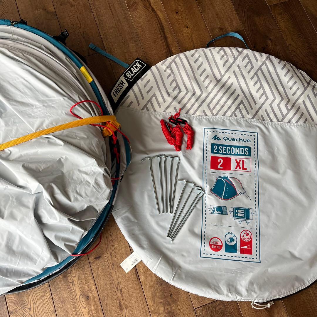 【美品✨】Quechua 　ポップアップテント　2人用2 SECONDS XL