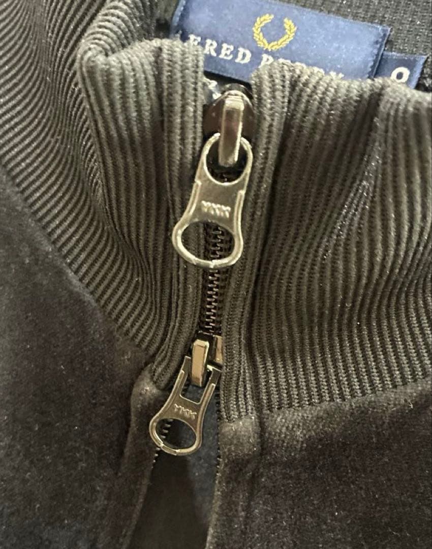 希少 FRED PERRY ベロア トラックジャケット／ジャージ 大きいサイズ