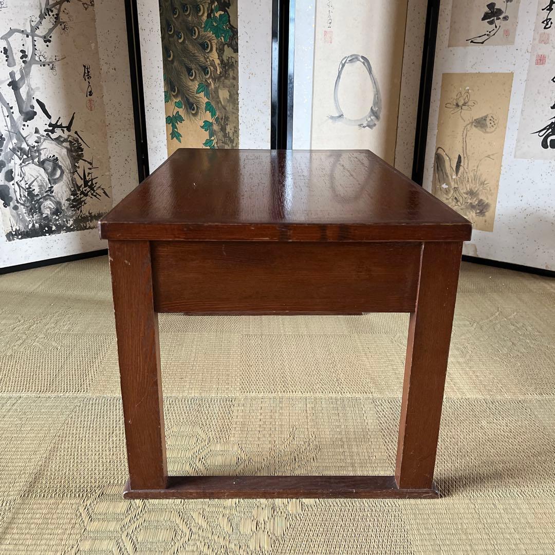 美品 アンティーク 文机 レトロ 引き出し