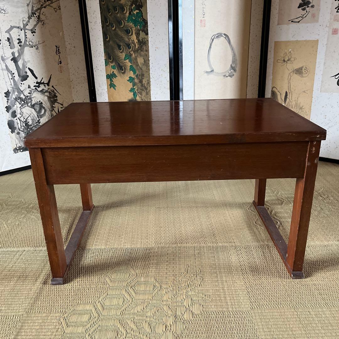 美品 アンティーク 文机 レトロ 引き出し