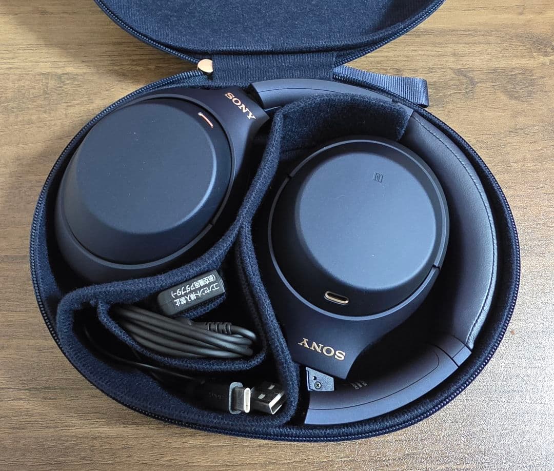 SONY WH-1000XM4 ワイヤレスヘッドホン ミッドナイトブルー