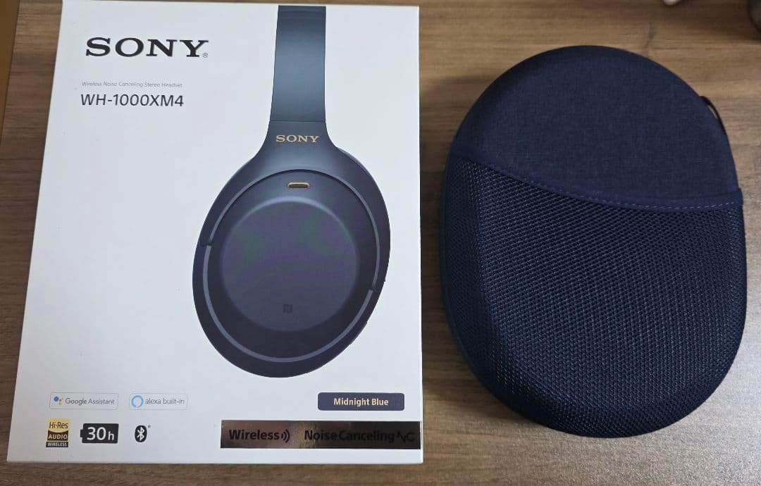 SONY WH-1000XM4 ワイヤレスヘッドホン ミッドナイトブルー