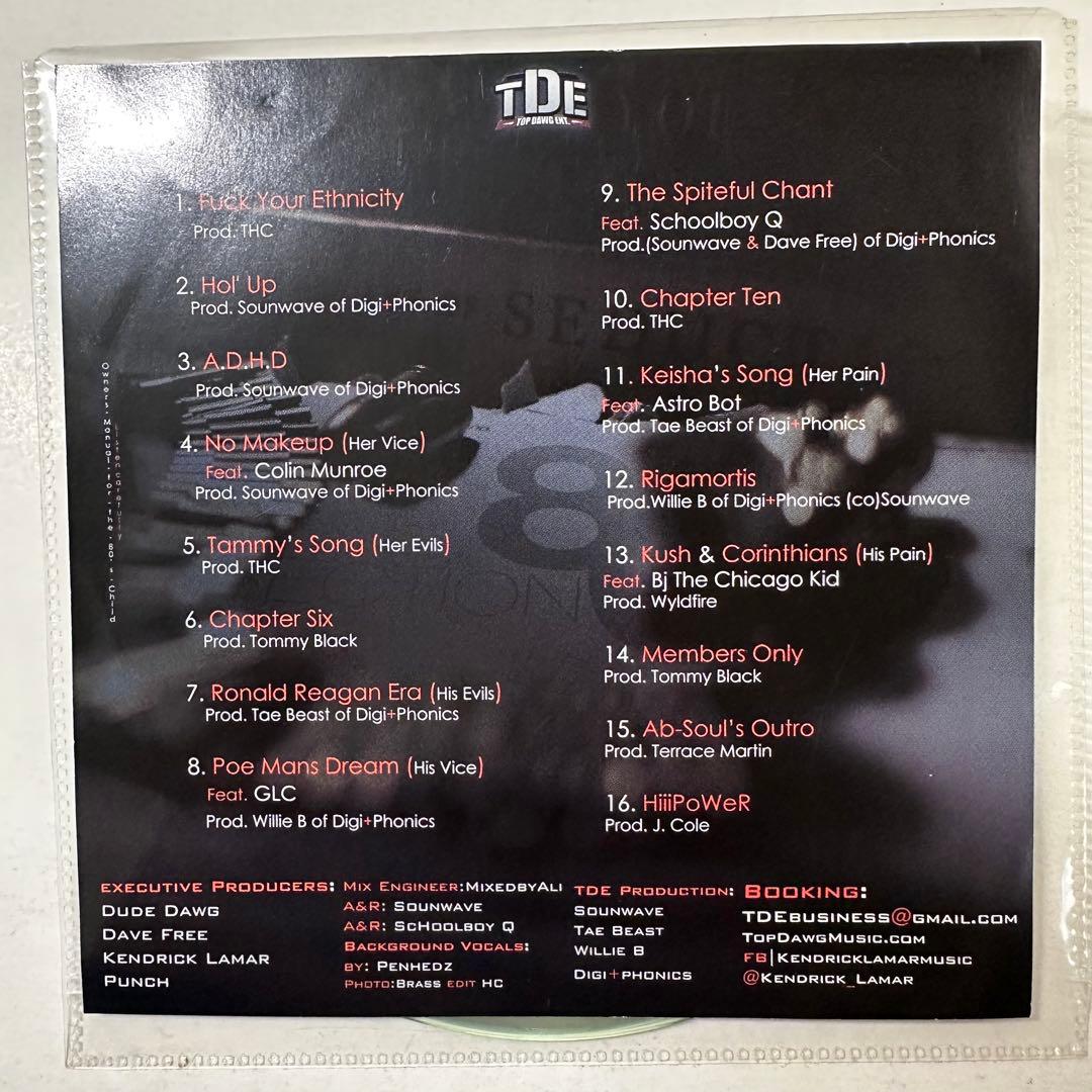 Kendrick Lamar Section.80 サイン入りCD