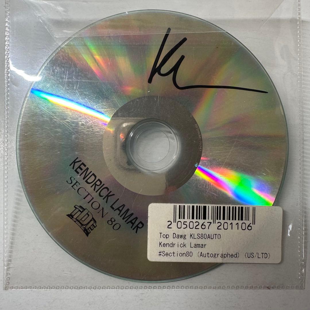 Kendrick Lamar Section.80 サイン入りCD