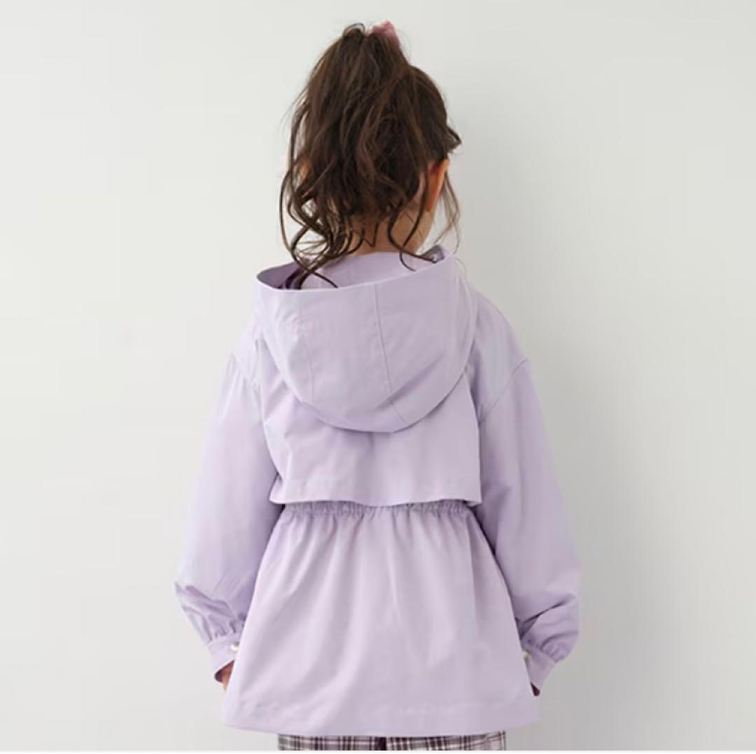 メゾピアノ キルトライナー付3wayマウンテンパーカー撥水加工　120cm