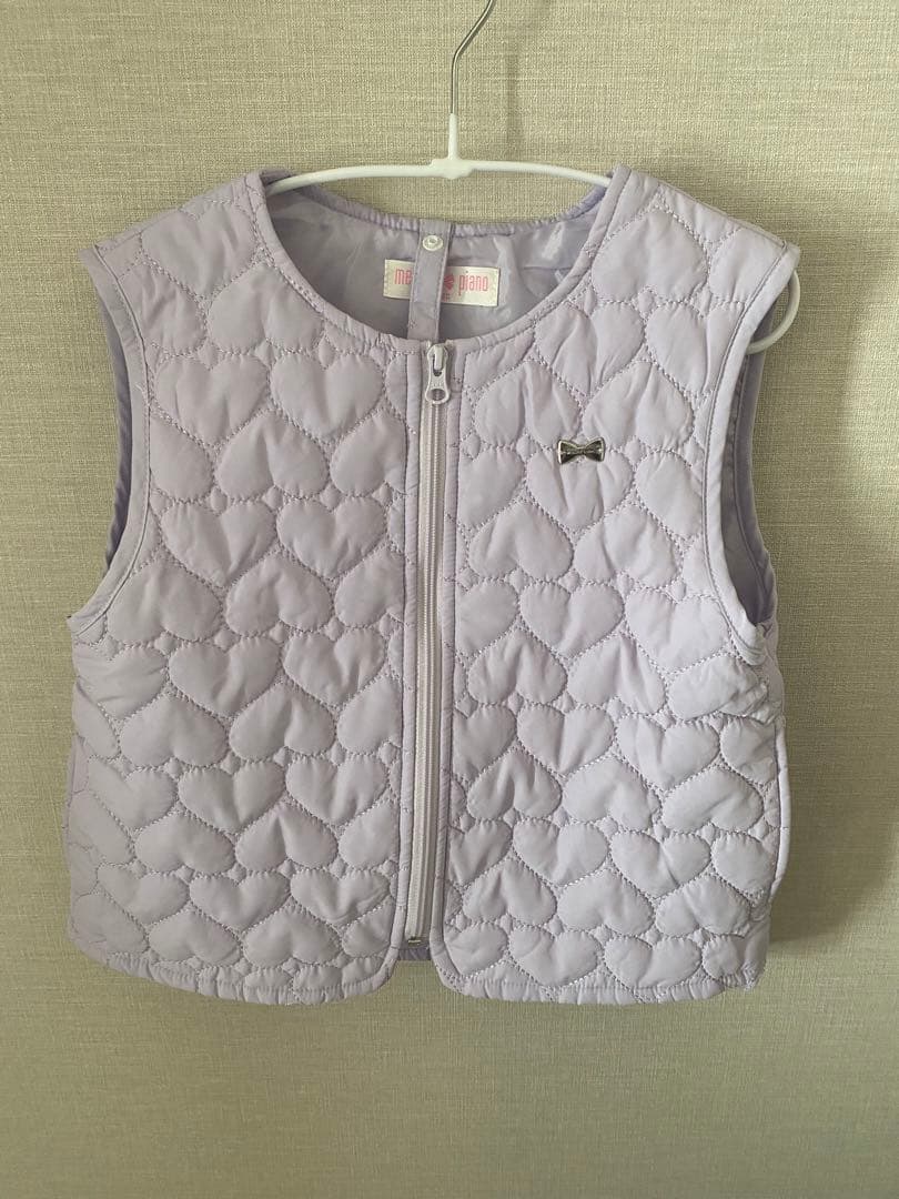 メゾピアノ キルトライナー付3wayマウンテンパーカー撥水加工　120cm