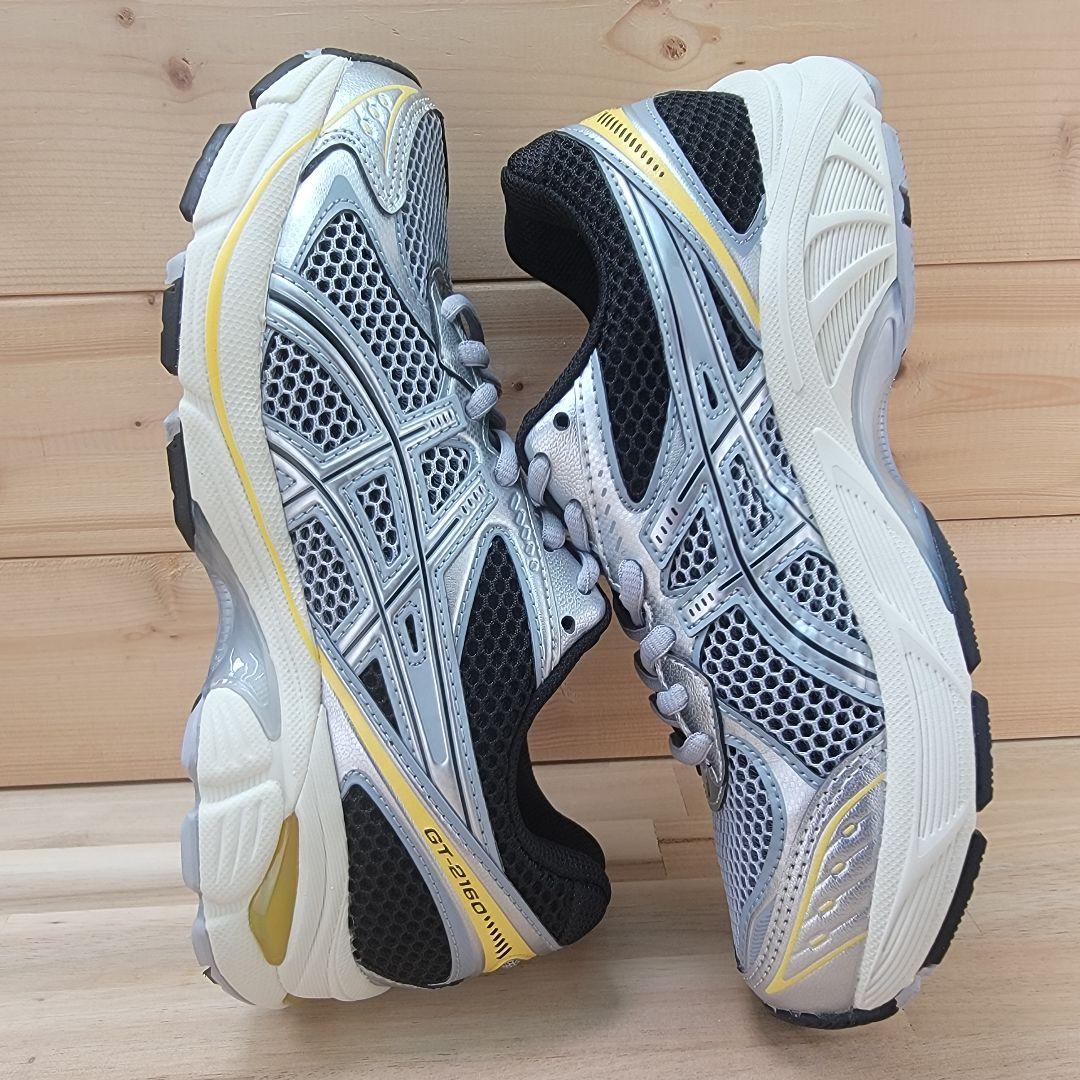 アシックス GT-2160 シルバー/ブラック/イエロー 23cm