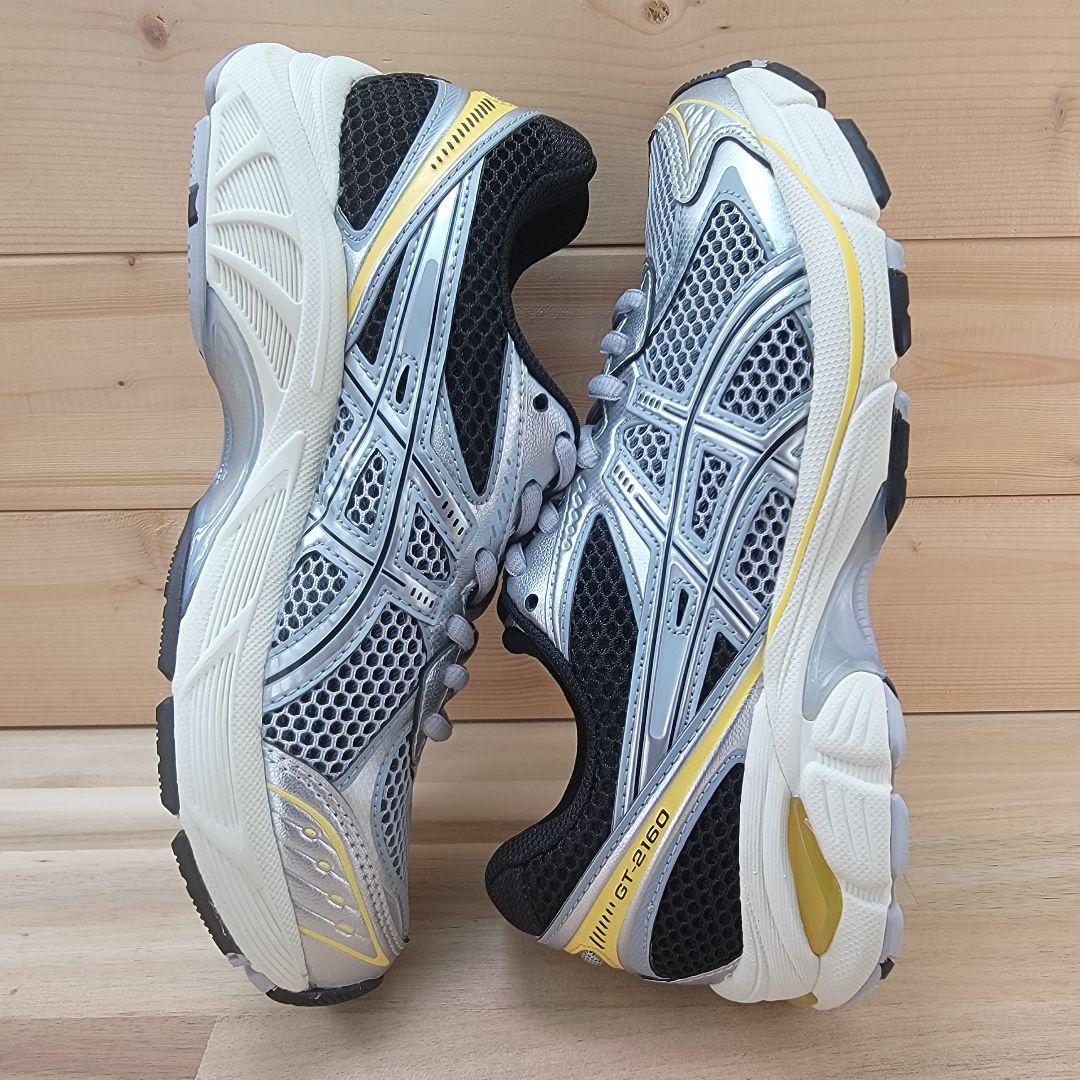 アシックス GT-2160 シルバー/ブラック/イエロー 23cm