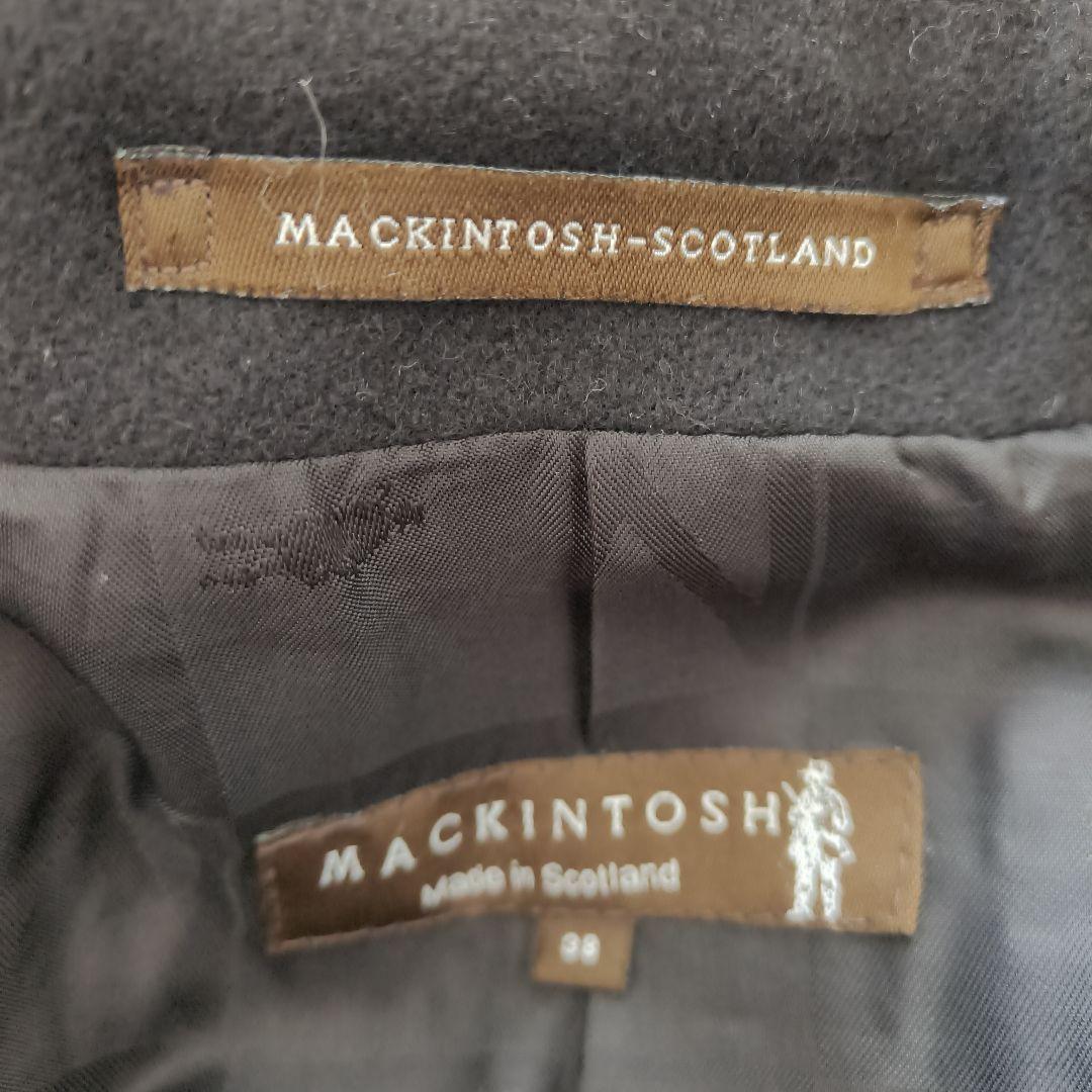 MACKINTOSH 黒 ウール ピーコート