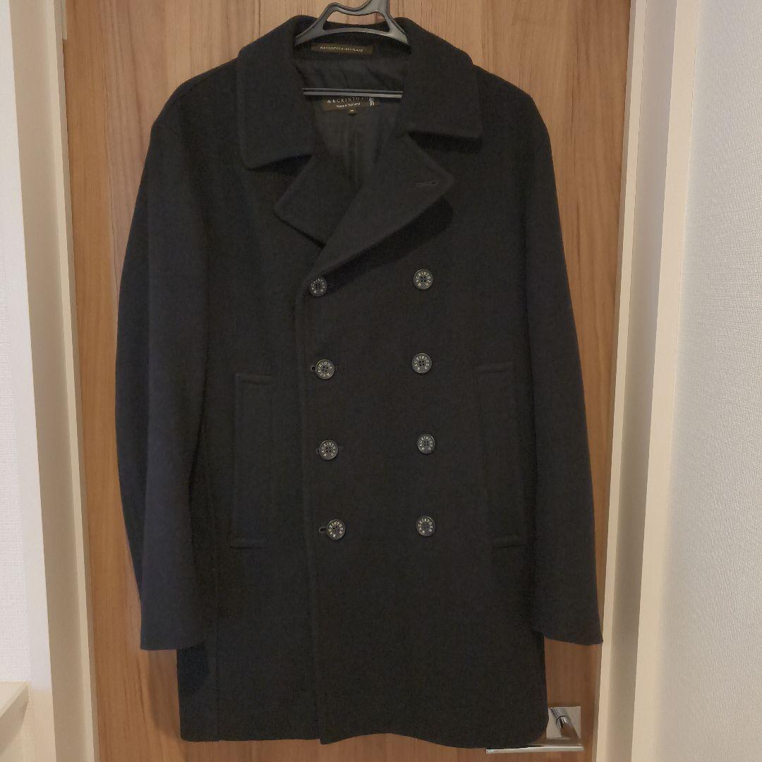 MACKINTOSH 黒 ウール ピーコート