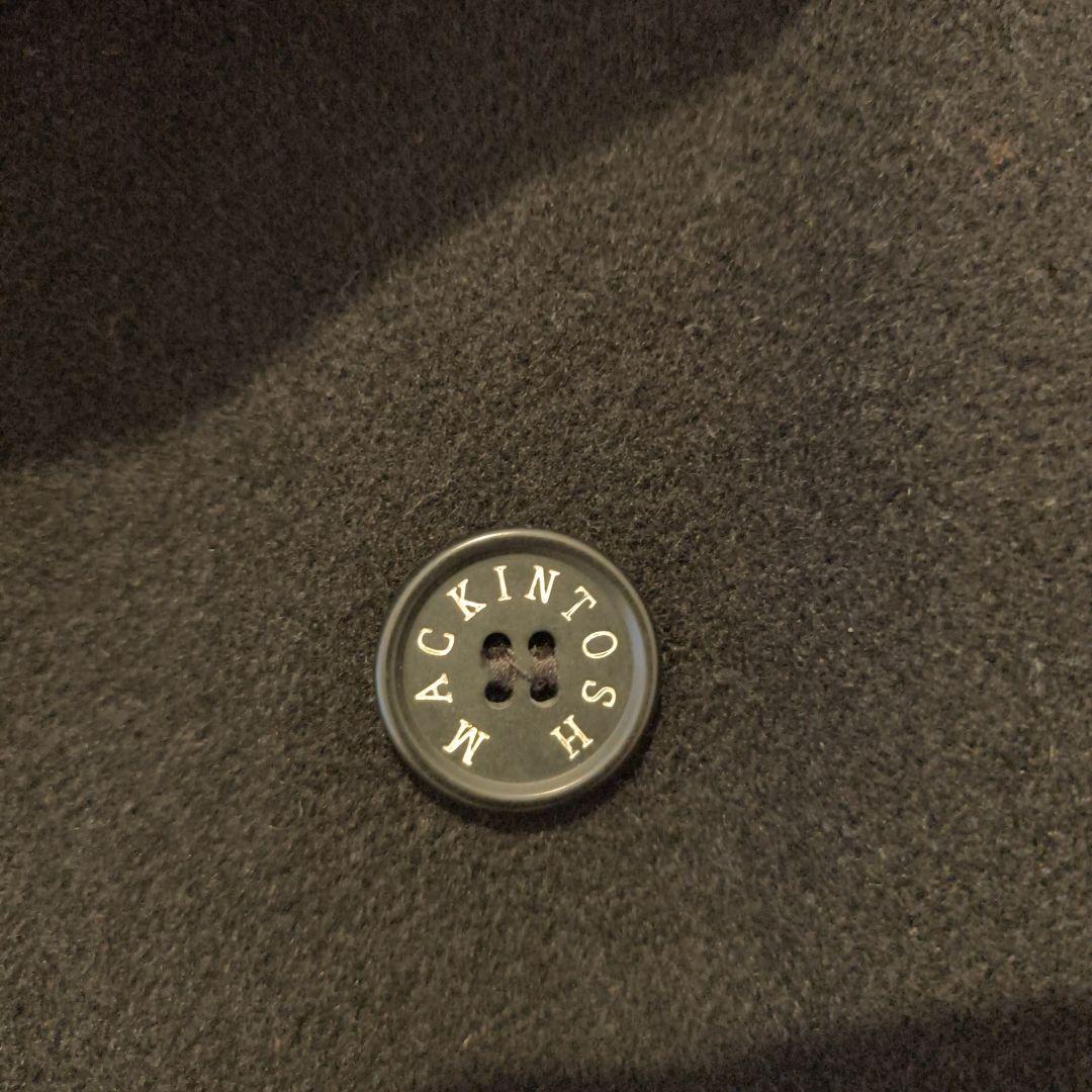 MACKINTOSH 黒 ウール ピーコート