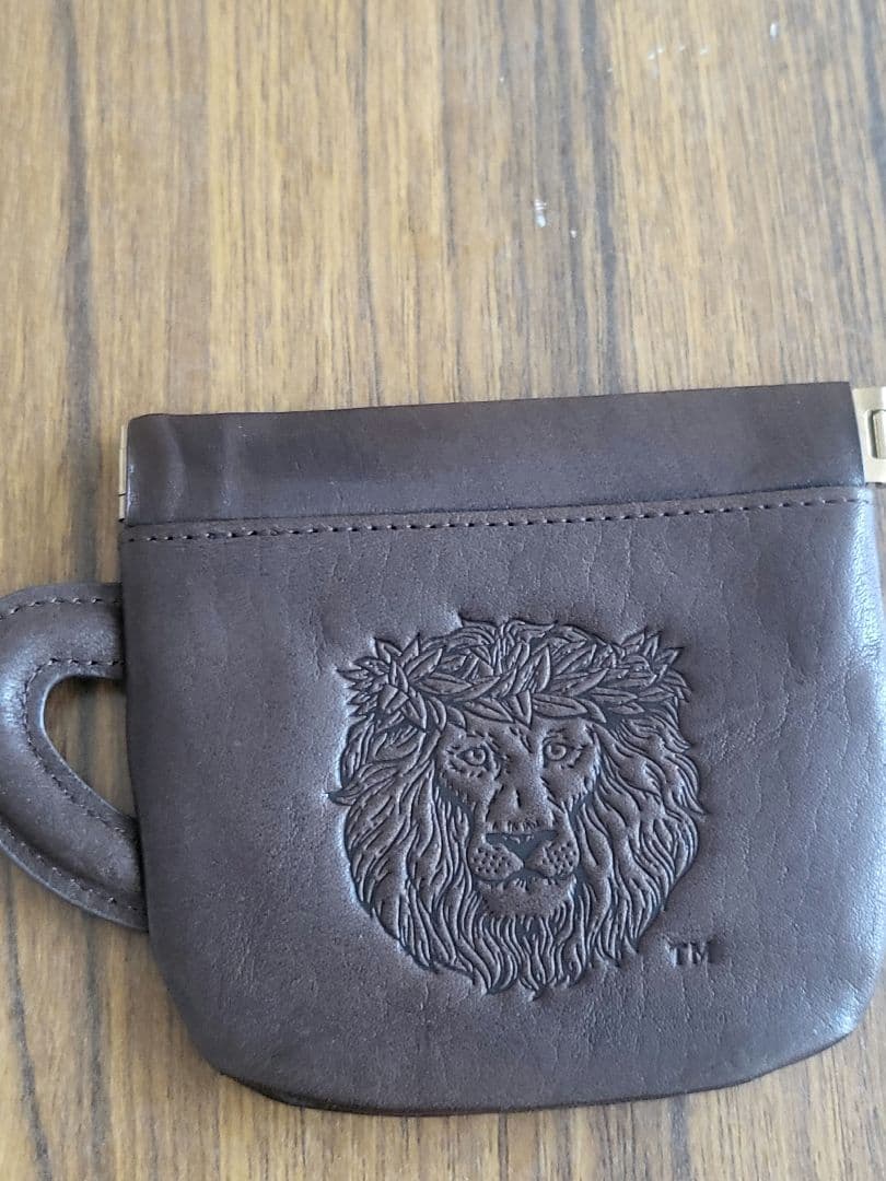 LION COFFEEebr カップレザーポーチ 本日お値下げ❗早い者勝ちです❗
