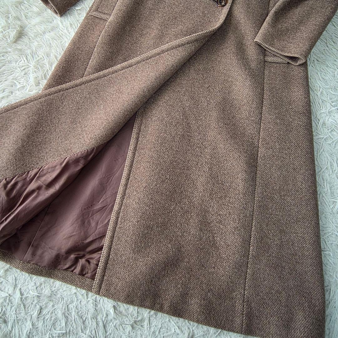 【アンゴラブレンド】ラルフローレン ダブルブレスト ロング チェスターコート 9