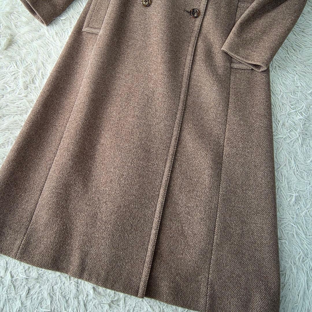 【アンゴラブレンド】ラルフローレン ダブルブレスト ロング チェスターコート 9