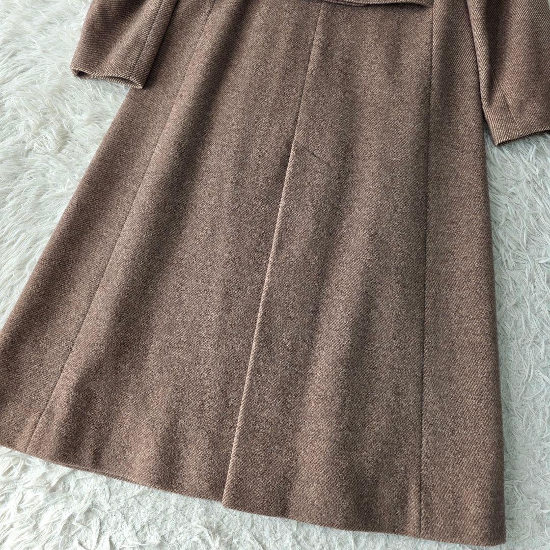 【アンゴラブレンド】ラルフローレン ダブルブレスト ロング チェスターコート 9