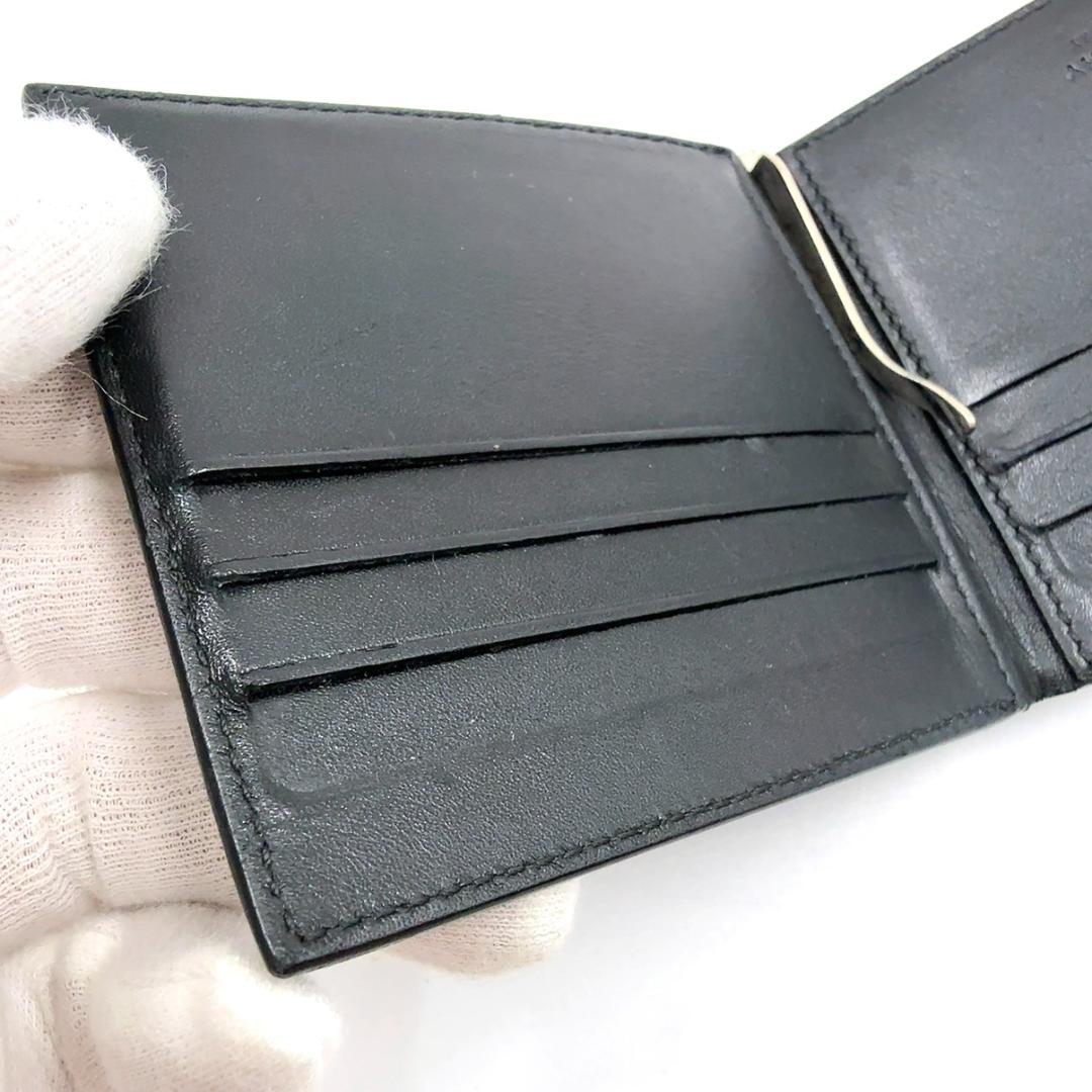 ◇ジバンシー◇レザー/マネークリップ/ブラック/シルバー/カードケース/名刺入れ