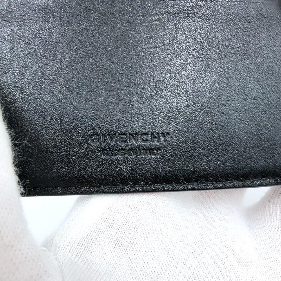 ◇ジバンシー◇レザー/マネークリップ/ブラック/シルバー/カードケース/名刺入れ