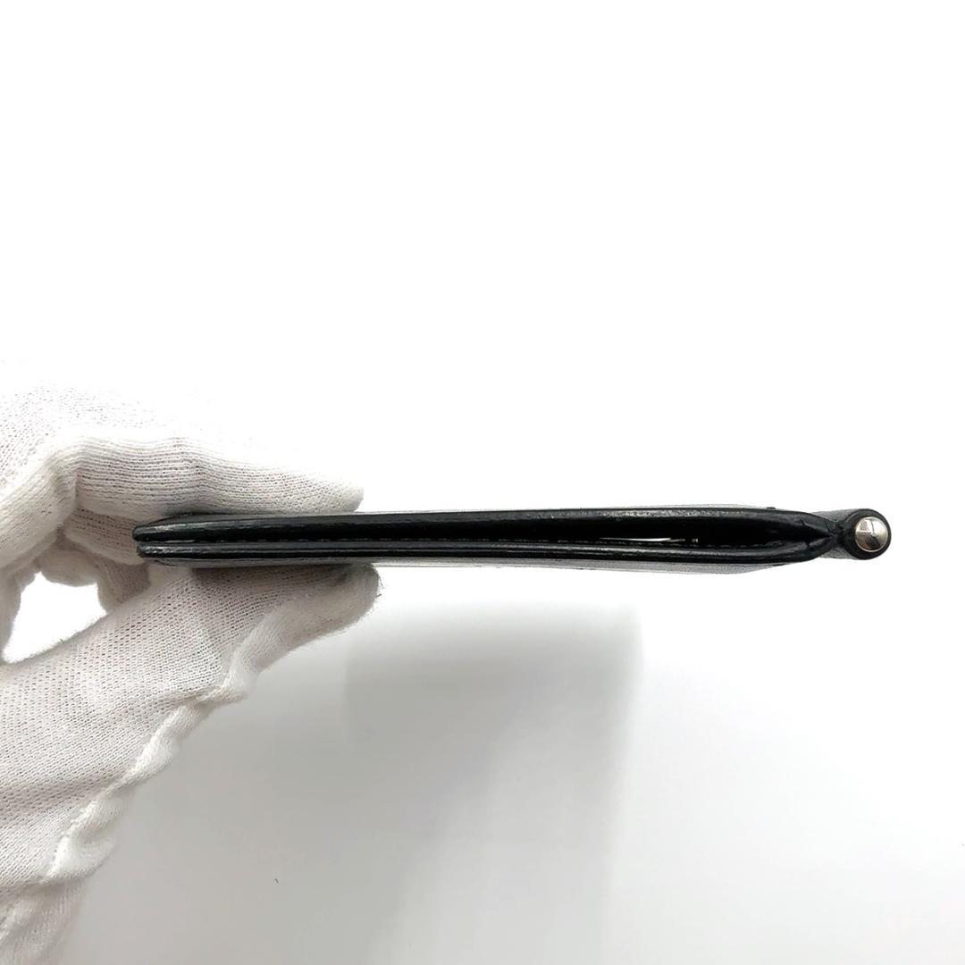 ◇ジバンシー◇レザー/マネークリップ/ブラック/シルバー/カードケース/名刺入れ