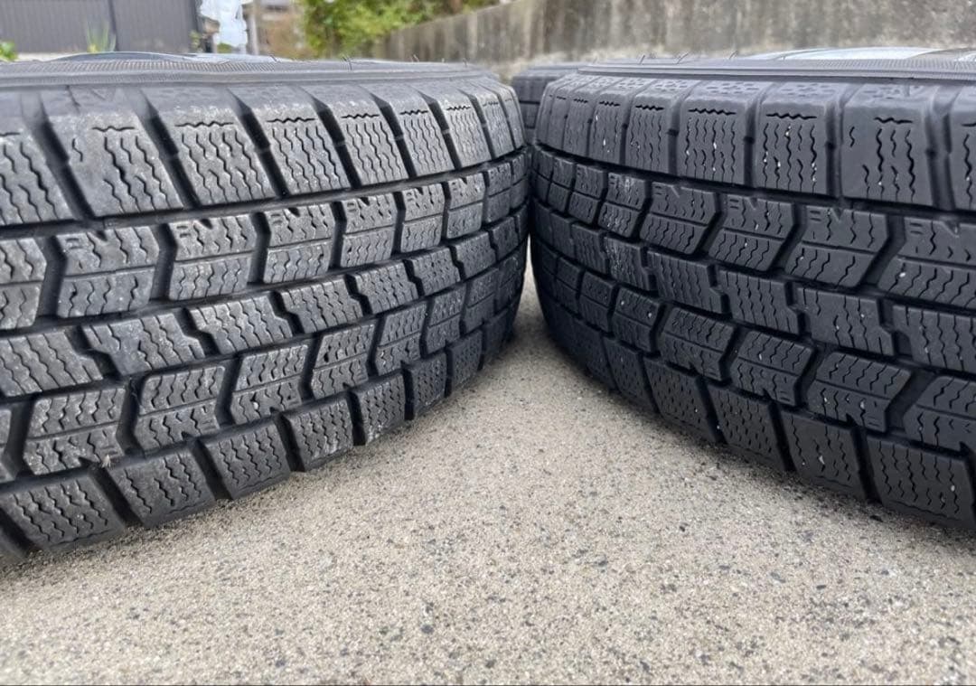 HKR②【スタッドレスタイヤ】155/65R14 ホイールセット （2本）