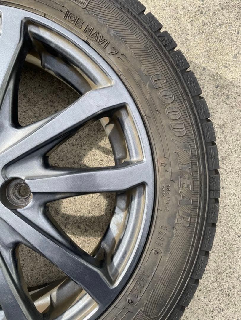 HKR②【スタッドレスタイヤ】155/65R14 ホイールセット （2本）