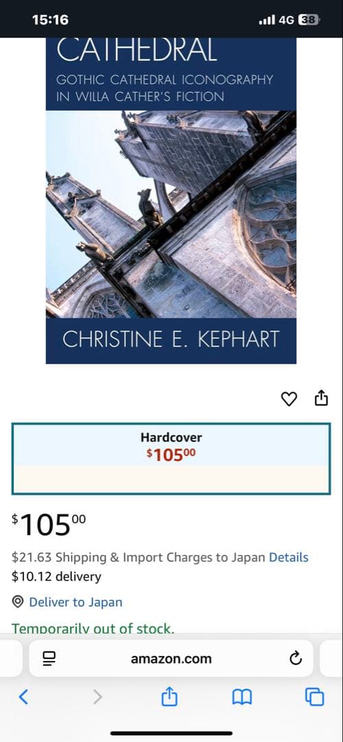 洋書 THE CATHERIAN CATHEDRAL