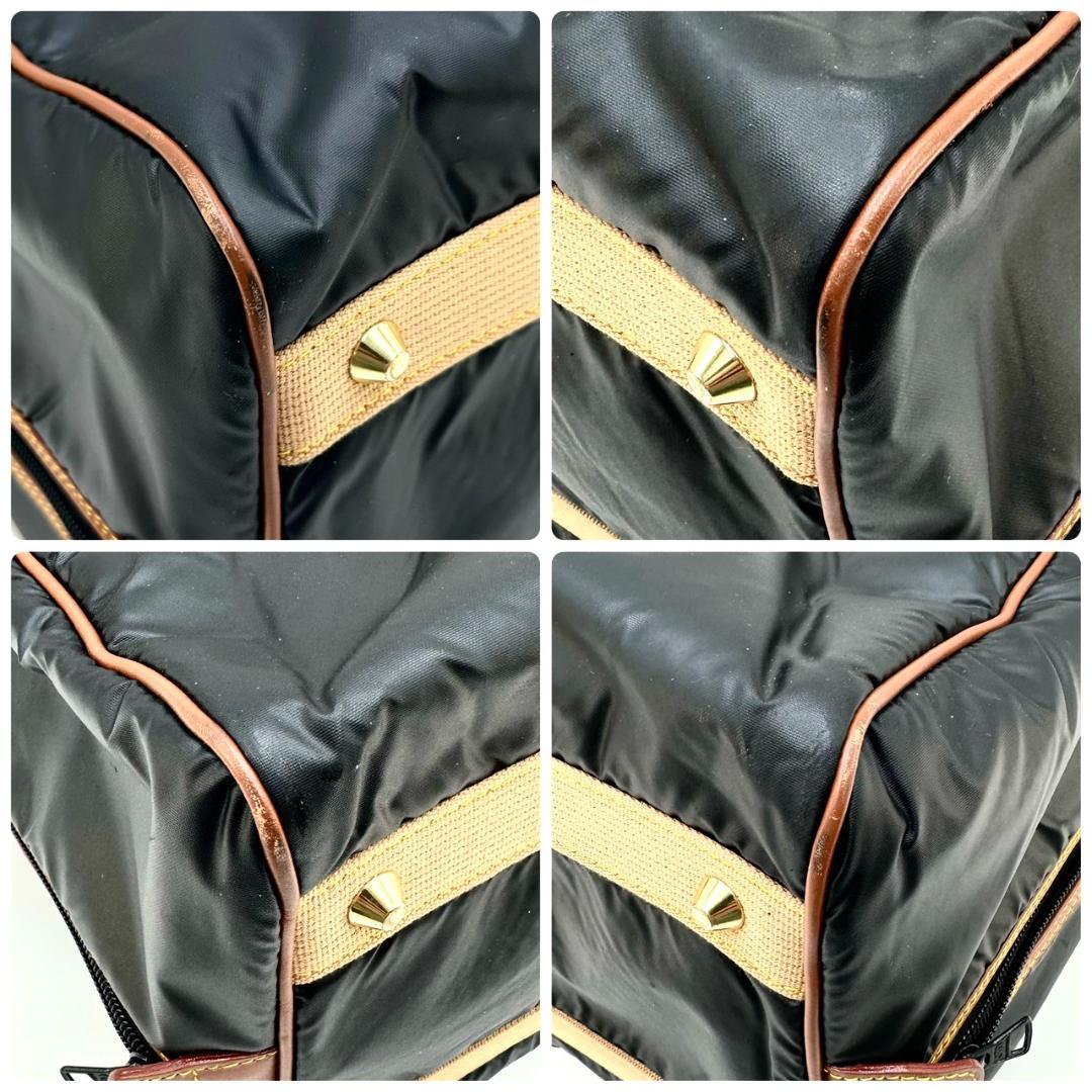 ハンティングワールド 2way仕様 ボストンバッグ 旅行用バッグ 大容量 濃紺