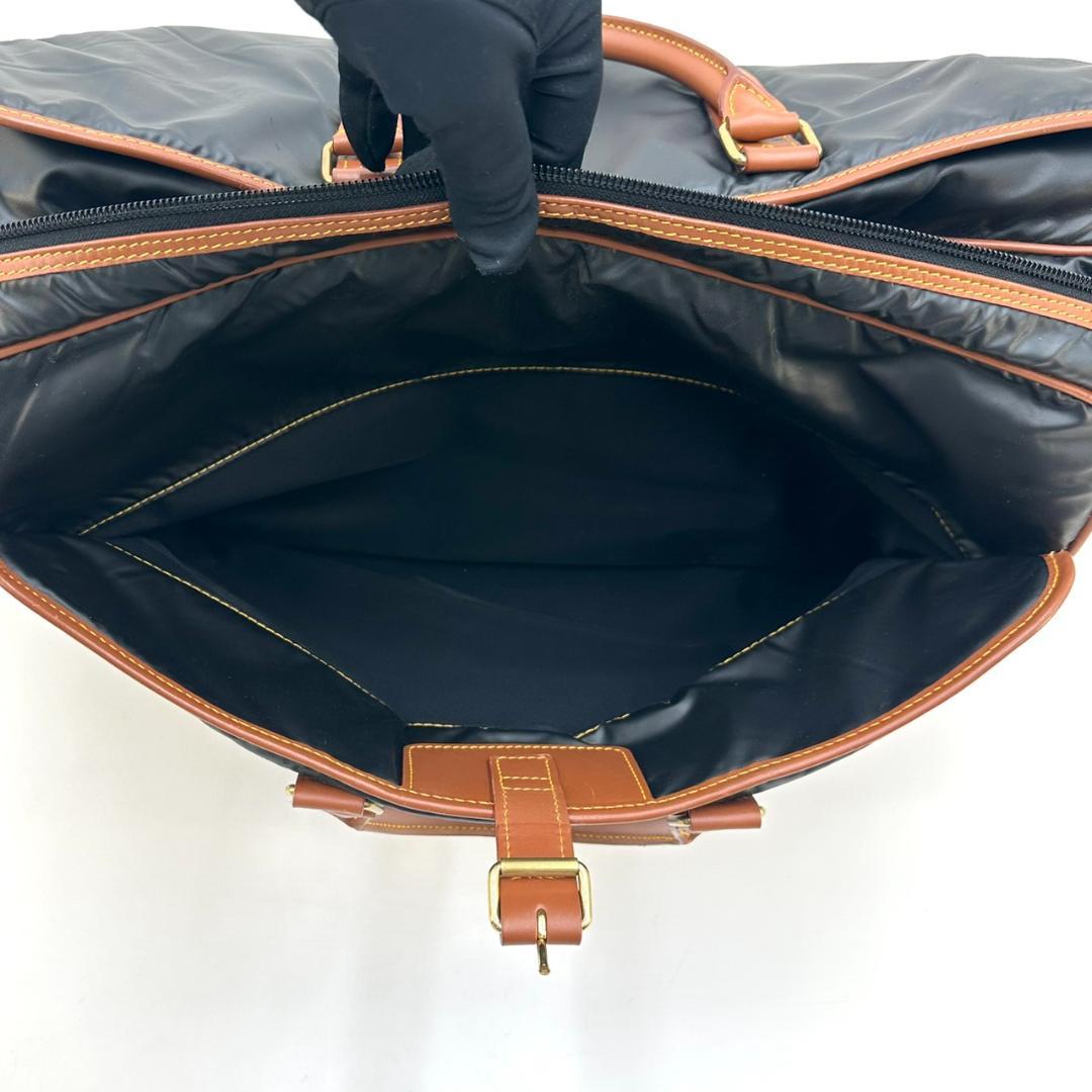 ハンティングワールド 2way仕様 ボストンバッグ 旅行用バッグ 大容量 濃紺