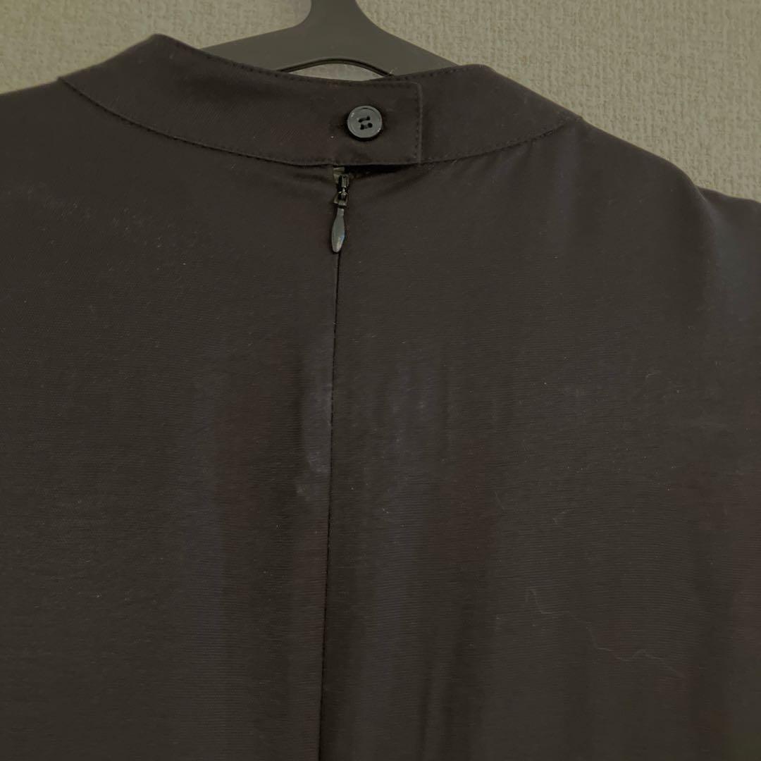 もりのがっこう　レースが可愛いフォーマル長袖ワンピースドレス(ブラック)