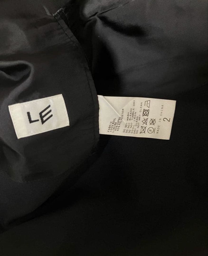 ぽ*ち様 美品【l'echoppe/エルイー/LE 】wool double j