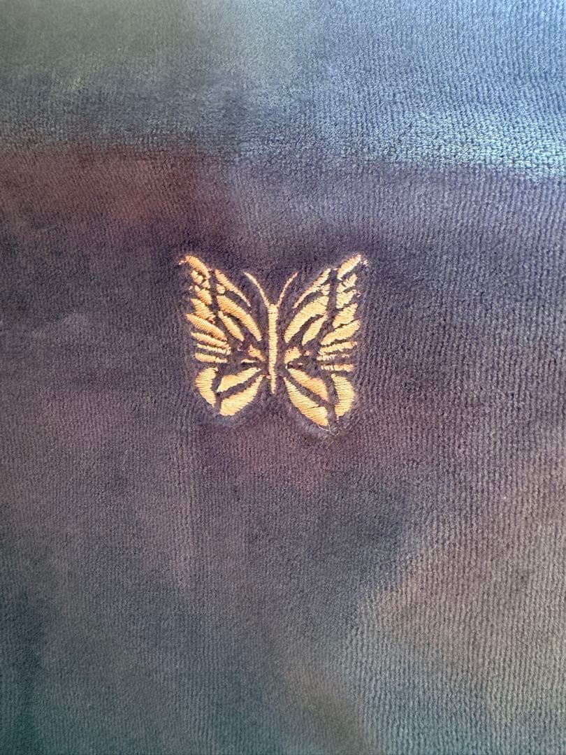 Needles ニードルズ Velour Track Jacket ネイビー M